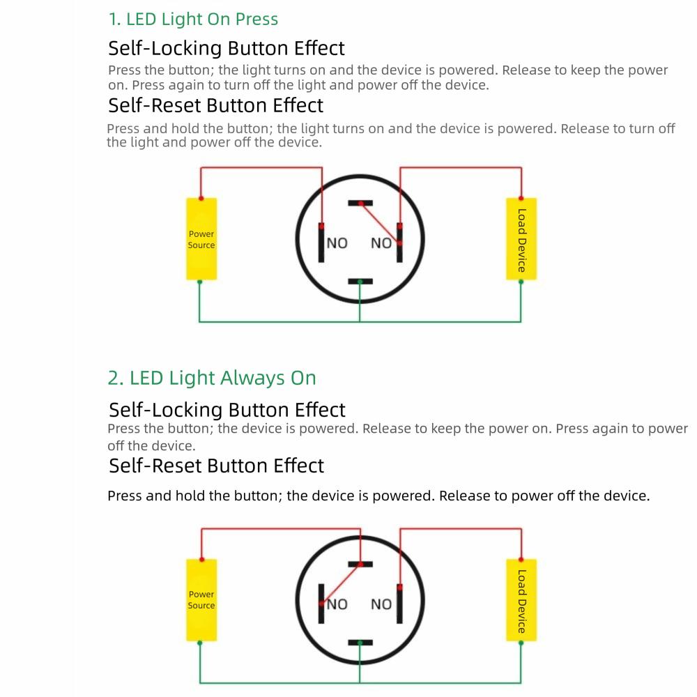 Neuer 16mm Metallsummer Hohe Dezibel DB Edelstahl Alarmindikator 12V 24V Ton- und Lichtalarm