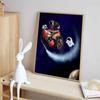 Disney Diamond Painting WALL E Space Scene Illustration Mosaic Handicraft Hobby DIY Gift Home Decoration Embroidery