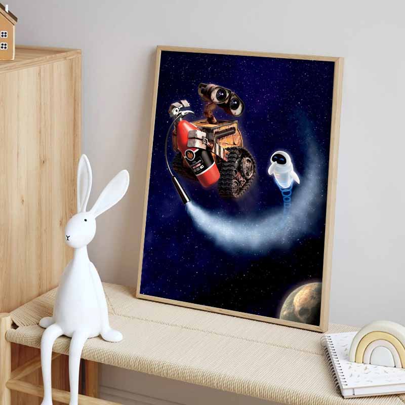 Disney Diamond Painting WALL E Space Scene Illustration Mosaic Handicraft Hobby DIY Gift Home Decoration Embroidery