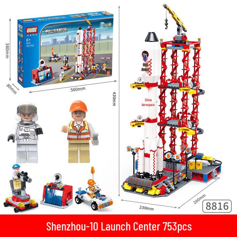 Gudi Space Shuttle and Rocket Puzzle Toys for Kids