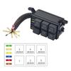 6 Way Blade Fuses Holder Box, Relays Box with Spades Terminals and Wiring Harness 4Pin 12V 40A Relays for Car Truck
