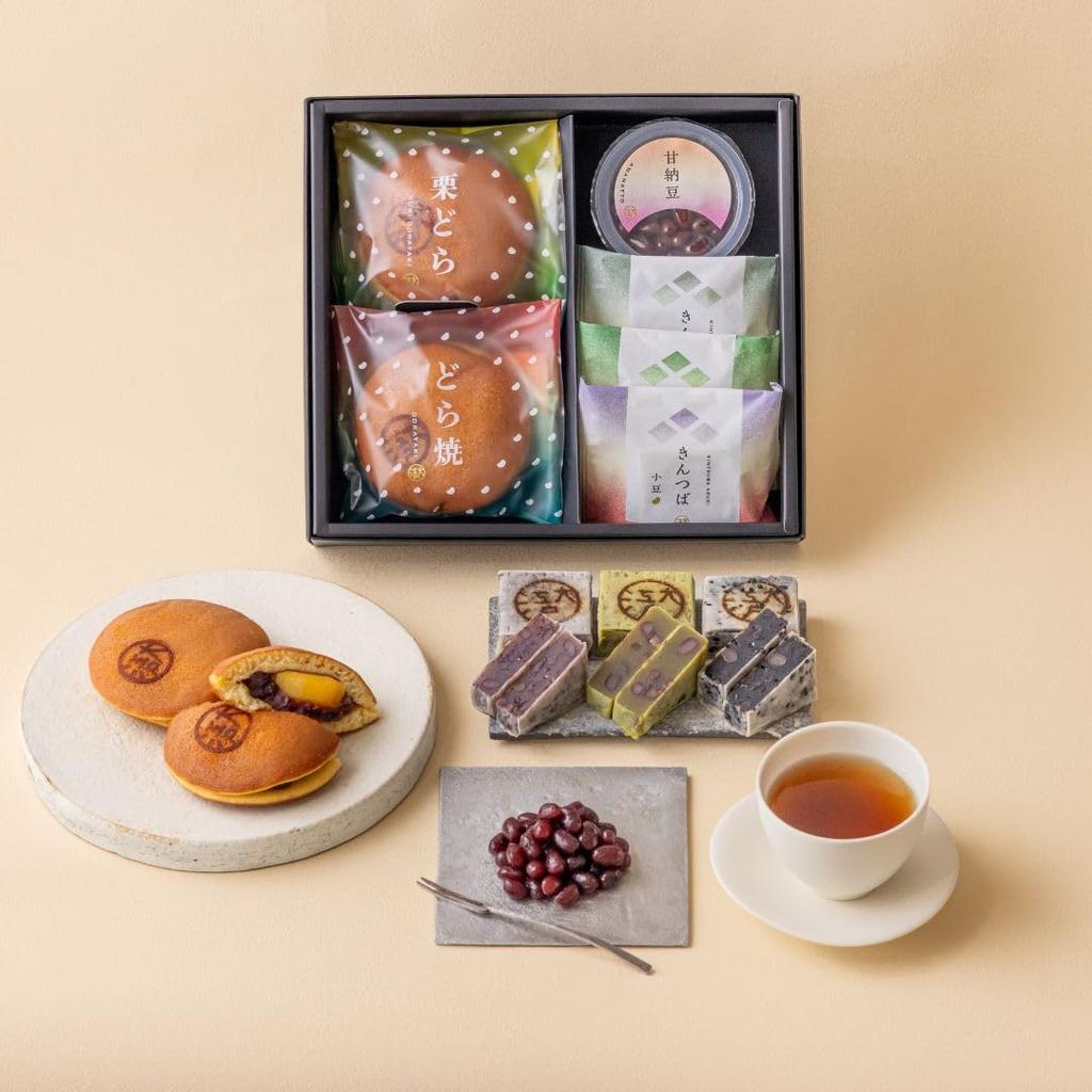 Oedo Gift Set Plum (6 types assorted) (Kintsuba Dorayaki Chestnut Sweet Beans) (Individually packaged Room temperature)