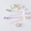 4 Rollen Frisches Farbverlauf Gitter Washi Tape für Klebende Schulsachen Tagebuch Journal DIY Planer Scrapbooking
