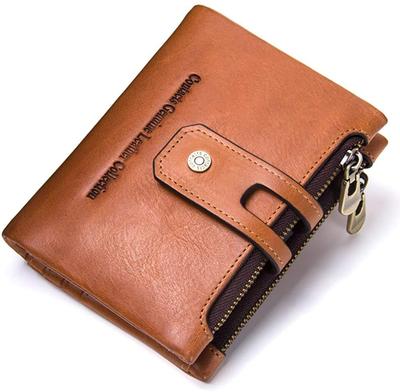 Gofelt Leather Wallet for Men and Genuine Coin 2 Holds 18 Large Round Made In Business Gift Women, Bifold, Leather, Purse, Pockets, Cards, Capacity,