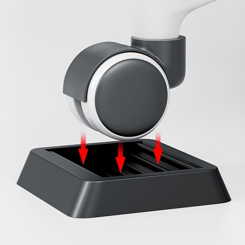 Swivel Chair Roller Universal Wheel Fixing Pad Non-Slip Wear-Resistant Noise Reduction For Office Home Chair Pulley Stabilization Floor Protection