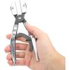 Hose Pinch Off Plier, Line Pinch Off Plier Ratcheting Jaws Swiveling Universal for Automobile Radiator Brake Coolant Pipes(8in)
