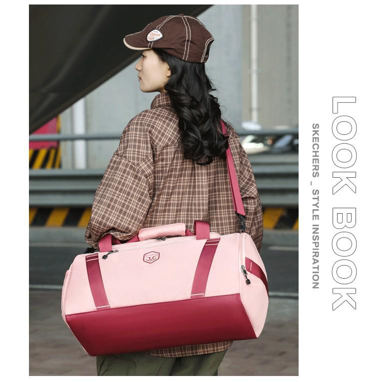 Unisex Crossbody Travel Bag: Sports & Fitness Dry/Wet Separation, Ideal for Business Trips & Storage.