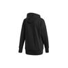 Adidas Loose-Fit Hooded Sweatshirt Women Tops Black FM1044