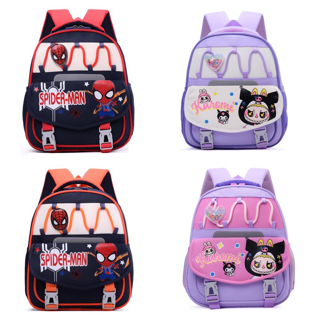 Zaino Oxford per Bambini Spider Man Labubu Animale con Spallacci Imbottiti per la Scuola