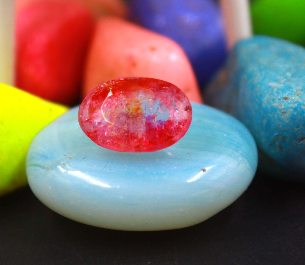 5.55 Carat Tuesday Big Offer Oval Shape Pink Sapphire Certified Sri Lanka Gemstone SN105