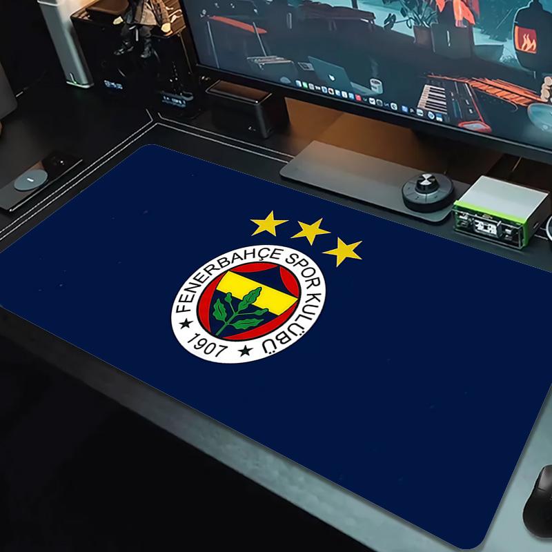 Fenerbahçe Spor Kulübü Large Size Mouse Pad Large Gaming Table Cushion Non-slip Laptop Tablet Big Mousepad XXL Mat Mini PC Playmat With Lock Edge