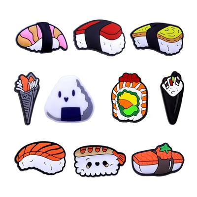 Jibbitz Sushi Rolls Food Sushi Jibbitz 10 Pcs Accessories Crocs Decoration
