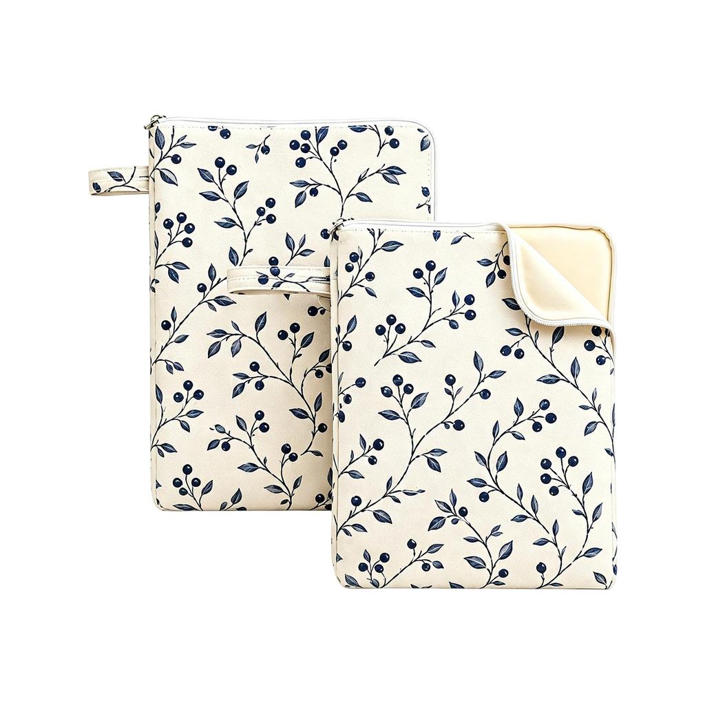 Beeswax Bread Bag with L-Shaped Zipper for Bread Storage