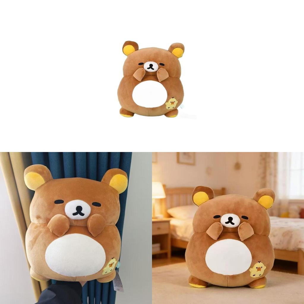 Rilakkuma Pizza Plush Toy With Pp Cotton Filling For Relaxation And Comfort