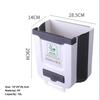 1pcs Hanging Kitchen Folding Trash Can Household Cabinet Hanging Storage Trash Basket Creative Classification Hanging Trash Can