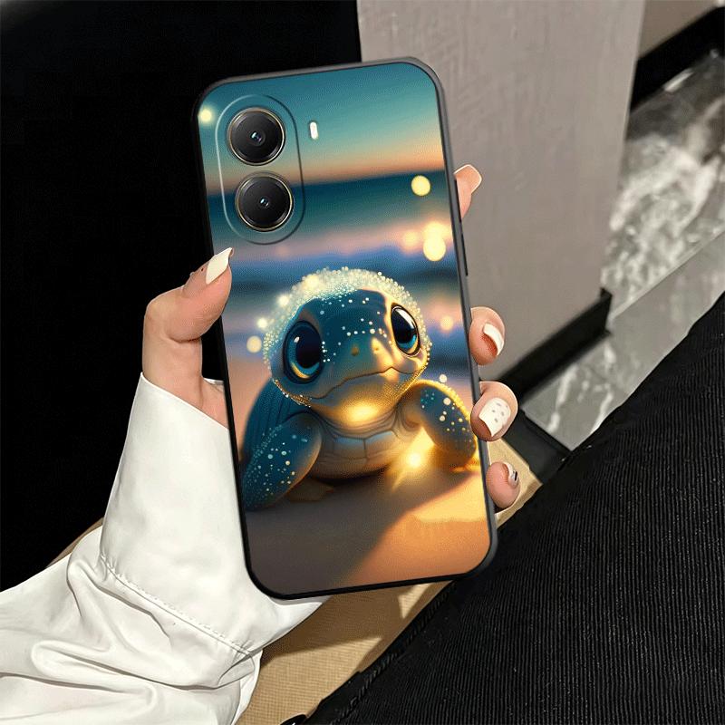 Cartoon Meeres-Schildkröte Weiche Handyhülle für Xiaomi Poco X5 X6 X7 X8 Pro Max X3 F7 F8 Ultra M8 M7 M6 M5 Redmi 15 15C 14C 13C 12C