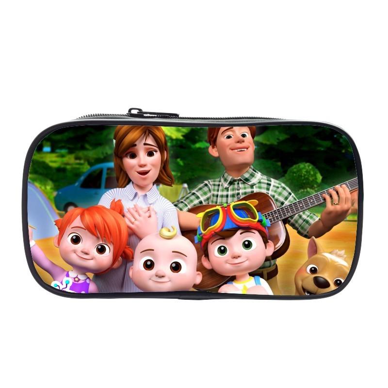 Cocomelon Pencil Box Large Capacity Storage Bag Ideal For Students And Kids