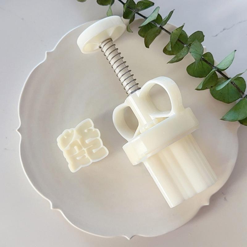 Fa Character Shaped Mooncake Press Mold Cookie Stamps Chinese MidAutumn Moon Cake Makers Decoration Tool for DIY Cookie