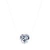 Transparent Fishing Line Necklace for Women Personality Zircon Love Heart-shaped Invisible Clavicle Chain Fashion Jewelry GIfts
