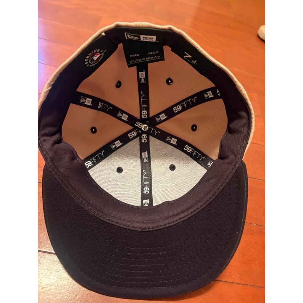 Used New Era LA Dodgers Cap Beige Black