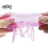 Relaxation Squeeze Ball 3Pcs Stress Relief Toy Set, Flow Pattern Cube Sensory Anxiety Toy, Soft Stretchy Clear Jellyfish Pinch for Kids Adults