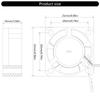 Hotend Cooling Fan 2510 Double Bearing Brushless Fan 15000rpm 5V Fan 25x25x10mm Cooling Fan for P1P P1S X1 X1C Printer