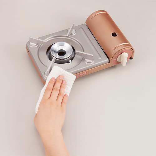 Iwatani Petit Slim 3 Cassette Stove, Metallic Coral, CB-JRC-PS3, Made In Japan