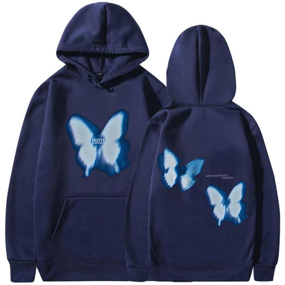 Aitana Metamorfosis Album Tour Merch Hoodies Unisex Clothing Oversized Sweatshirt Fashion High Quality Fleece Hoody
