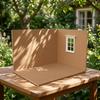 Dollhouse Room Backdrop Board 1:12 Scale Miniature Scene with Window