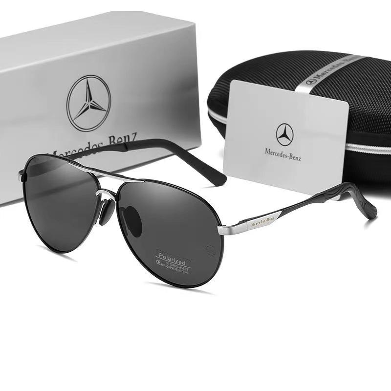 Car Sticker Mercedes Benz A B C E V R Class A35 A45 GLA GLB GLC GLK SLK ML SL Car Leisure Men Women Polarized Sunglasses Anti Gl