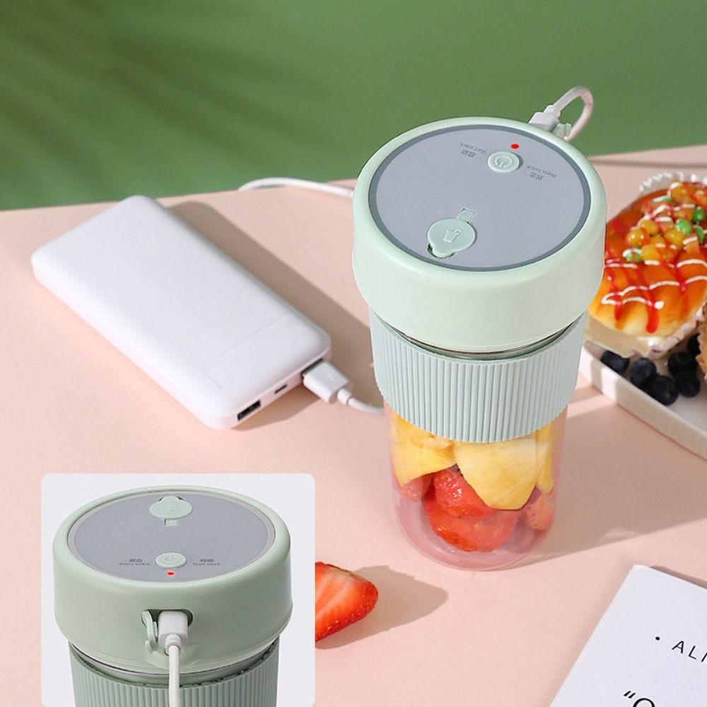 Wireless Juice Mixer Cup 350 ML Juice Blender Cup Kitchen Gadgets Smoothie Mixer Cup  Home