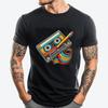 Retro Cassette Tape 80s 90s Music Cassette Tape Funny T Shirts Men Spring  Tshirt National Flag Day