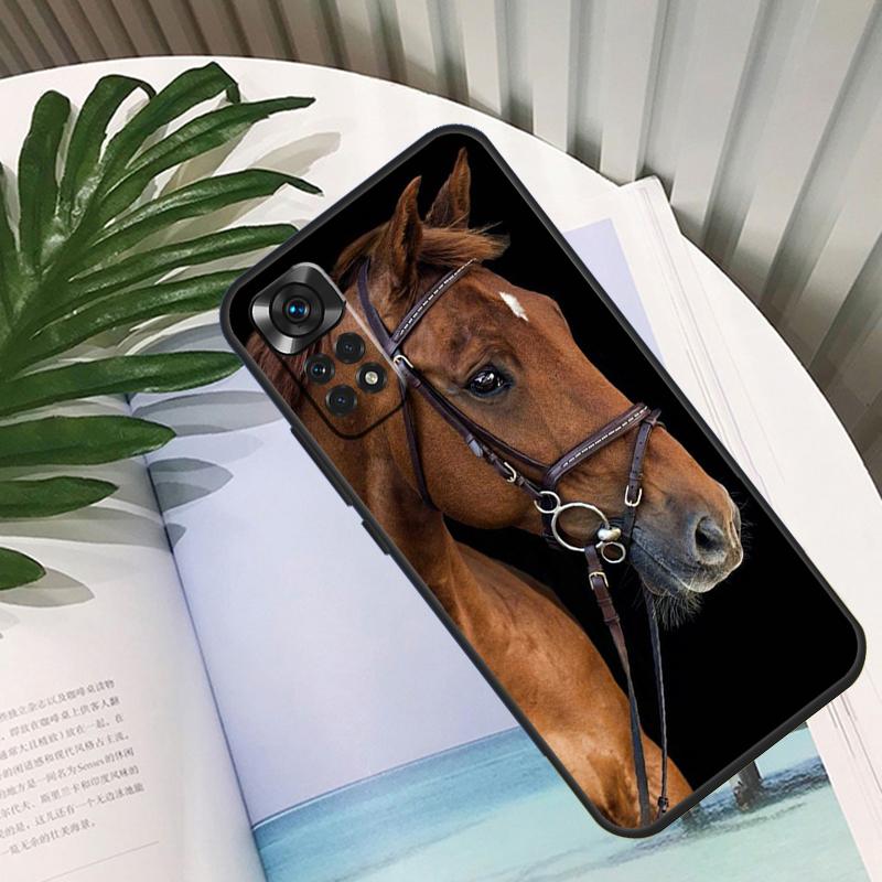 Domineering Cool Horse Funda For Xiaomi Redmi Note 14 10 11 12 13 15 Pro Plus Case For Redmi 15 15C 14C 12C 10C 13C