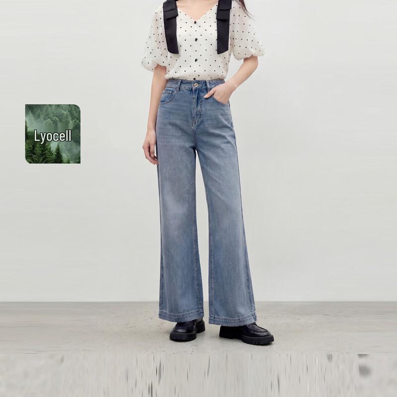 Women s Classic Lyocell Straight-Leg Jeans M