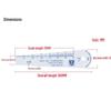 Plastic Feeler Gauge Set: 0.02-1.0mm & 0.05-1.5mm Thickness and Gap Shims.