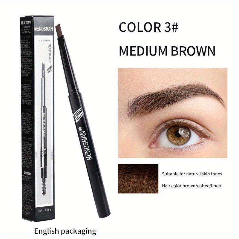 

Двусторонний карандаш для бровей, водонепроницаемый и устойчивый к поту, легко окрашивается, карандаш для бровей для начинающих