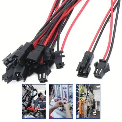 10 Paare 2-Pin Stecker Buchse Stecker auf Buchse Kabelverbinder LED Streifen Lampentreiber Verbinder Kabel Schnelladapter 10