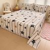 100% Cotton Flat Sheet Pillowcase Floral Style Bed Sheet Set Skin-friendly Bed Linen Adults Kids Flat Bedsheets roupa de cama