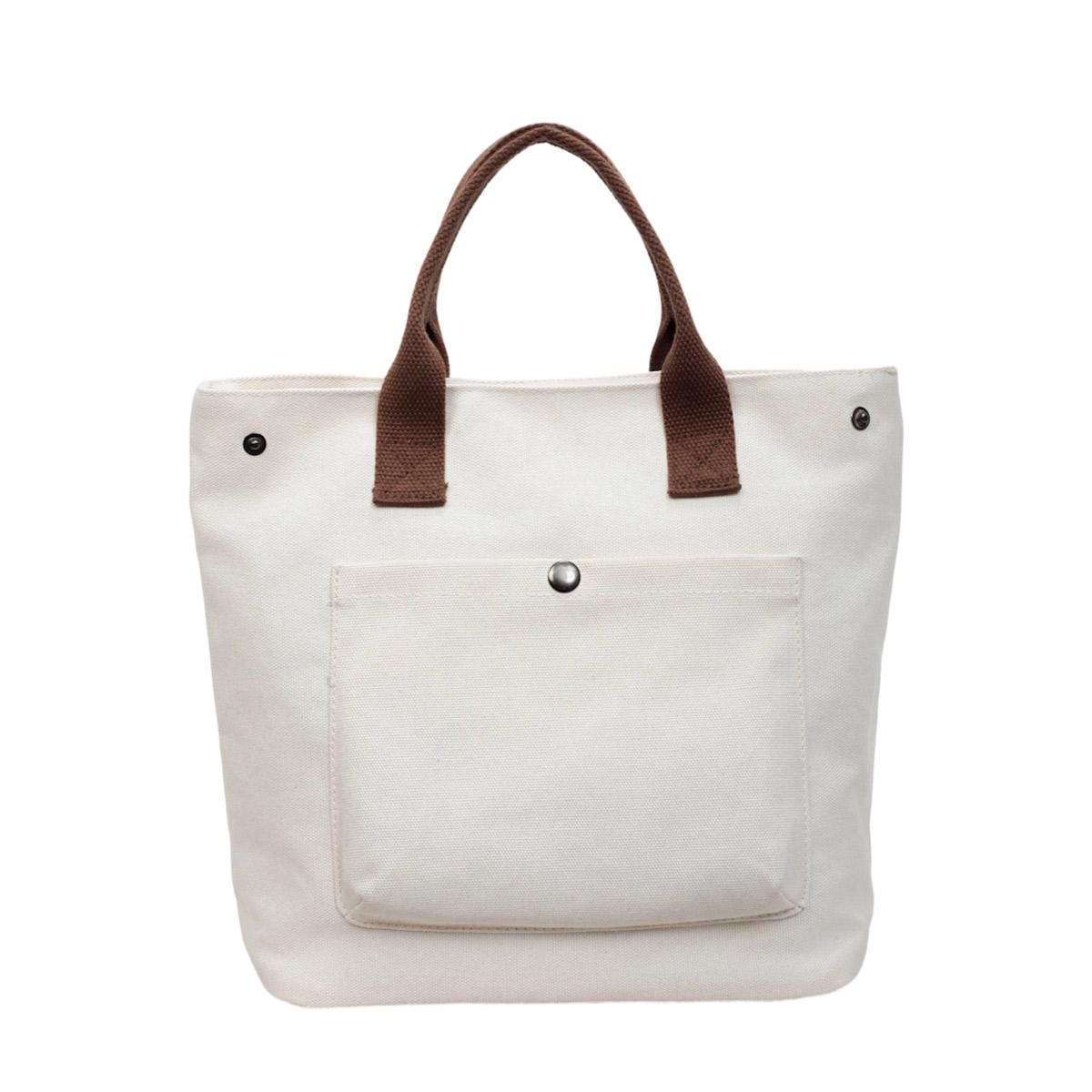 

Shopping Tote Bag, Solid Color Canvas, Women s New Model, Original Simple Custom Design, Large Capacity, Single Shoulder, Unisex, Hand-Carry, бежевый