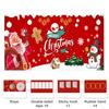 Vánoční banner Dekorace garážových vrat Sněhulák Santa Claus Elk Dárková krabička Tisk Vánoční pozadí Potřeby pro vánoční svátky