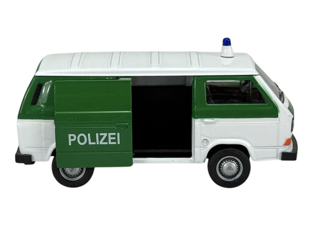 WELLY VW VOLKSWAGEN T3 VAN POLICE 1:34 43687