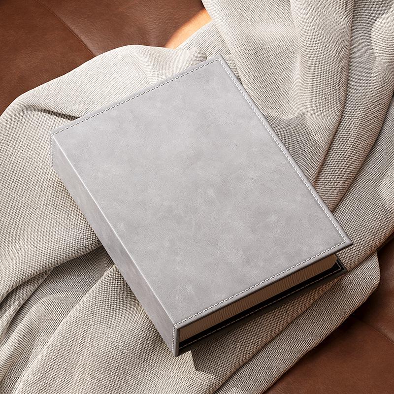 Leather 6-Inch Slip-In Photo Album, 5-Inch Photo Storage Book for Baby and Family, Large Capacity