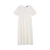 Lap Shirring Point Gingham Check Long Dress As2wo467