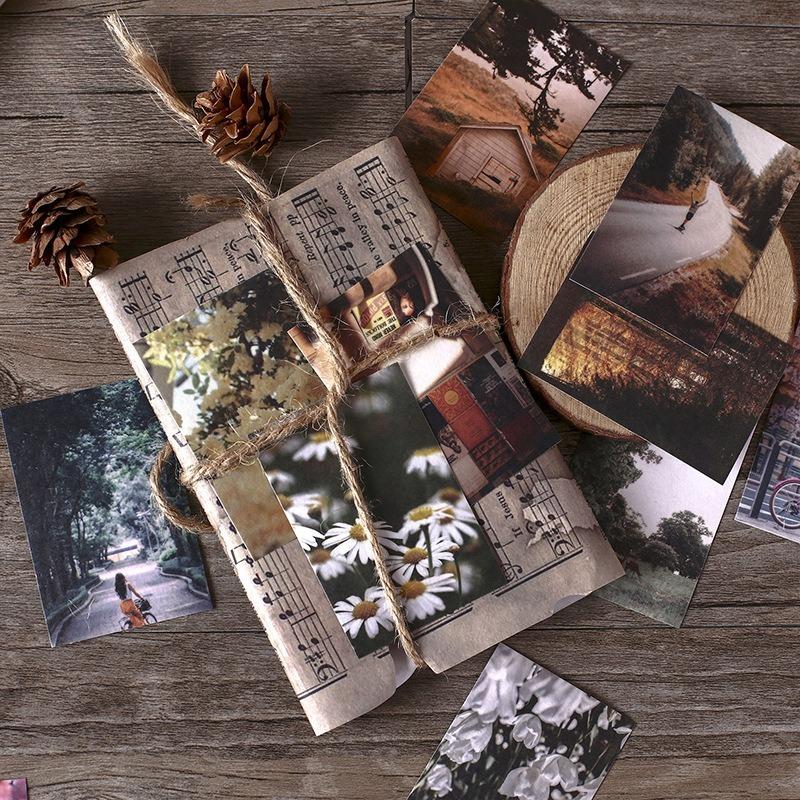 6 Arten von Retro Kreative Collage Künstlerische Planer Basismaterial Papieren Aus Der Wish Club Serie Des Materialbuchs
