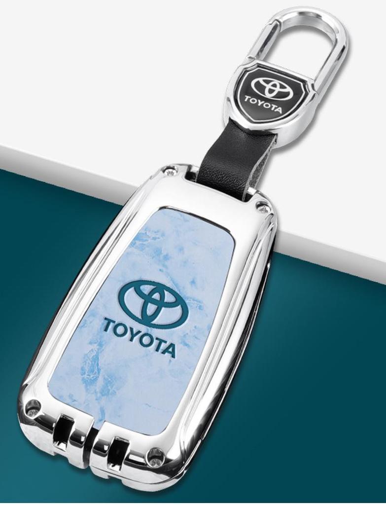 Toyota Key Case: Fits Camry, Highlander, Avalon, RAV4, Corolla, Prado, Land Cruiser