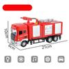 136 Die Cast Alloy Engineering Car Model Playset Simulation Fire Game Rescue Tower Car Echo Sound Light Kids Birthday Gift B158