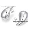 316L Stainless Steel Water Drop Earrings - Fashionable, Simple, Elegant, Versatile Women's Style.