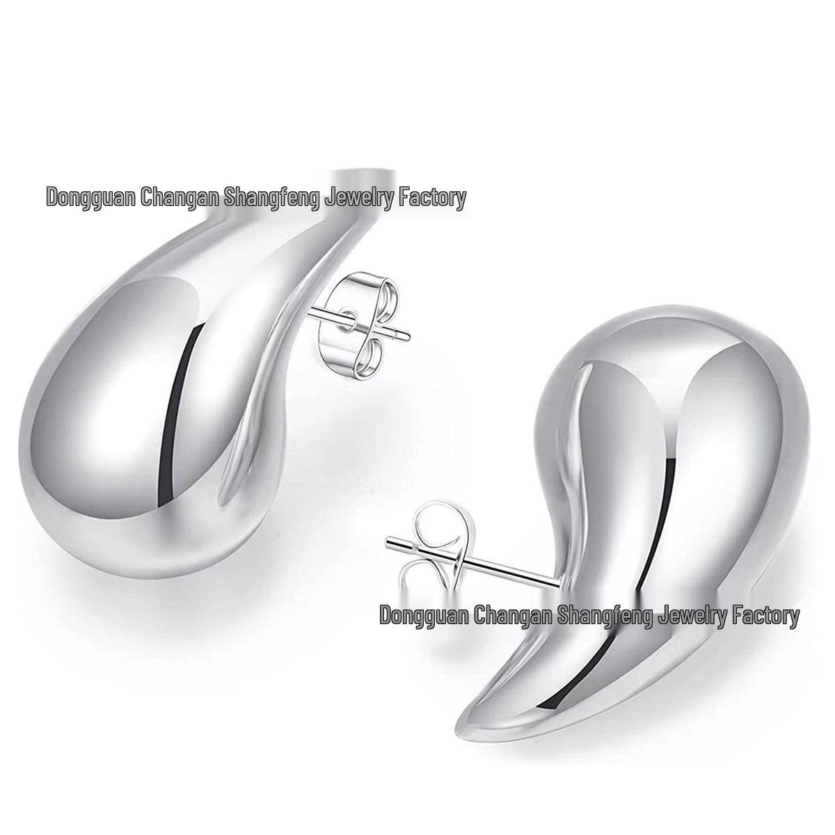 316L Stainless Steel Water Drop Earrings - Fashionable, Simple, Elegant, Versatile Women s Style.