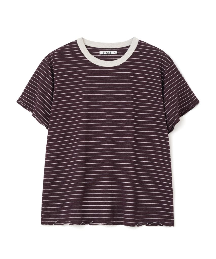 NOCLE Ray Stripe T-Shirts Red