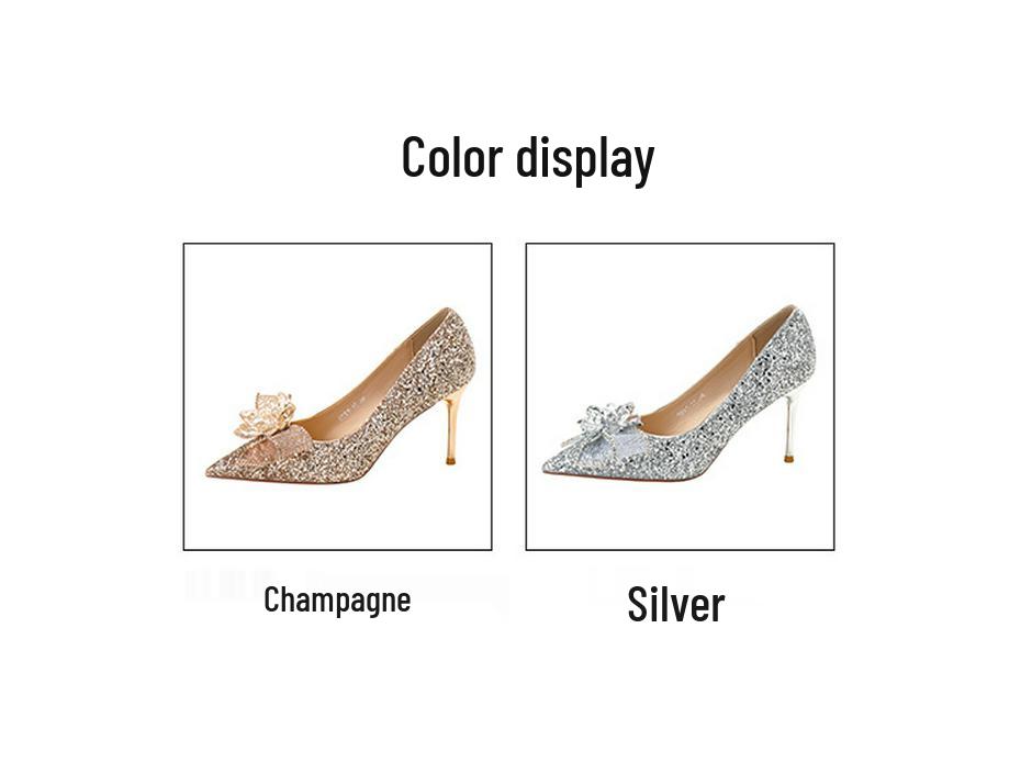 Kristall Schmetterling Brautschuhe - Bequeme Hochzeitsschuhe für Frauen